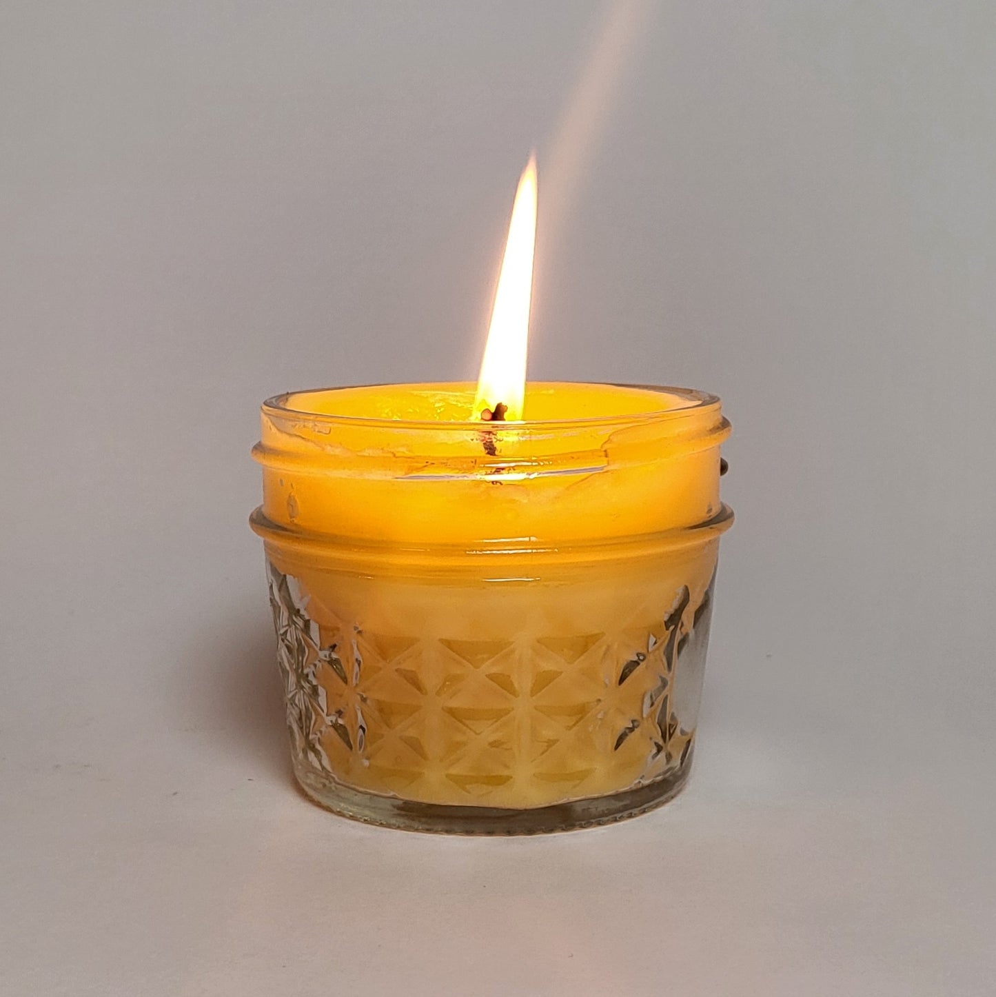 4oz. Organic Beeswax Candle with Hemp Wick