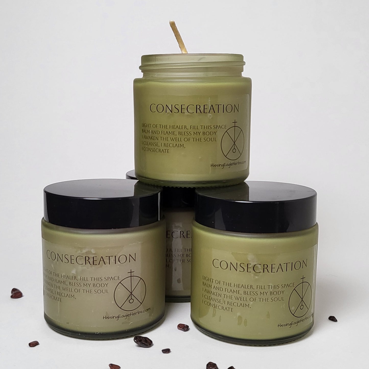 4oz. Soy Ritual Candle "Consecreation" Reclaim Power and Release Past