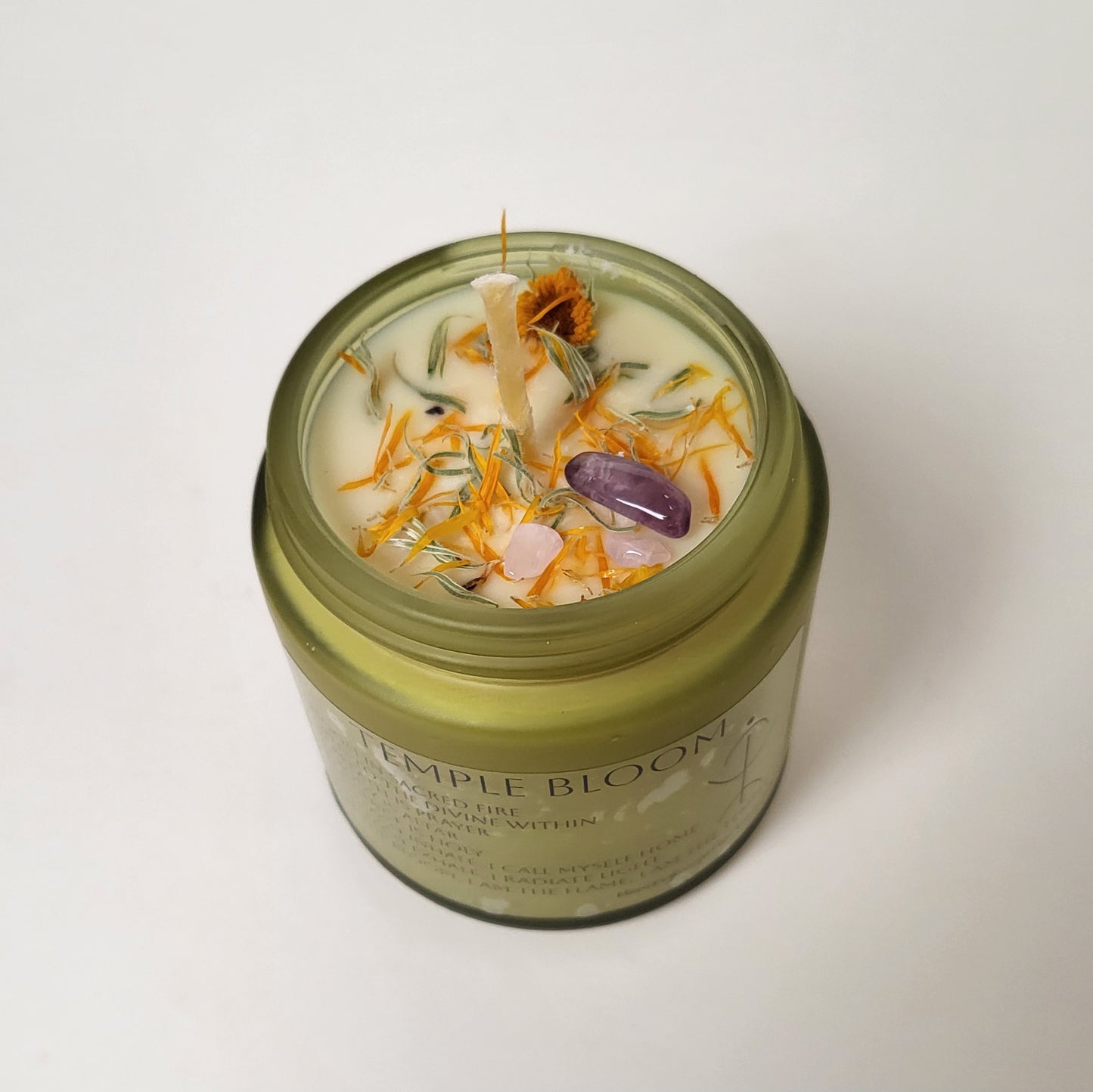 4oz. Soy Ritual Candle Temple Bloom Feminine Mystic Energy